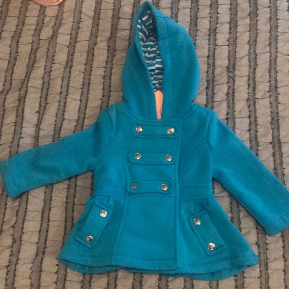 Urban Republic blue girl peacoat 12 Month